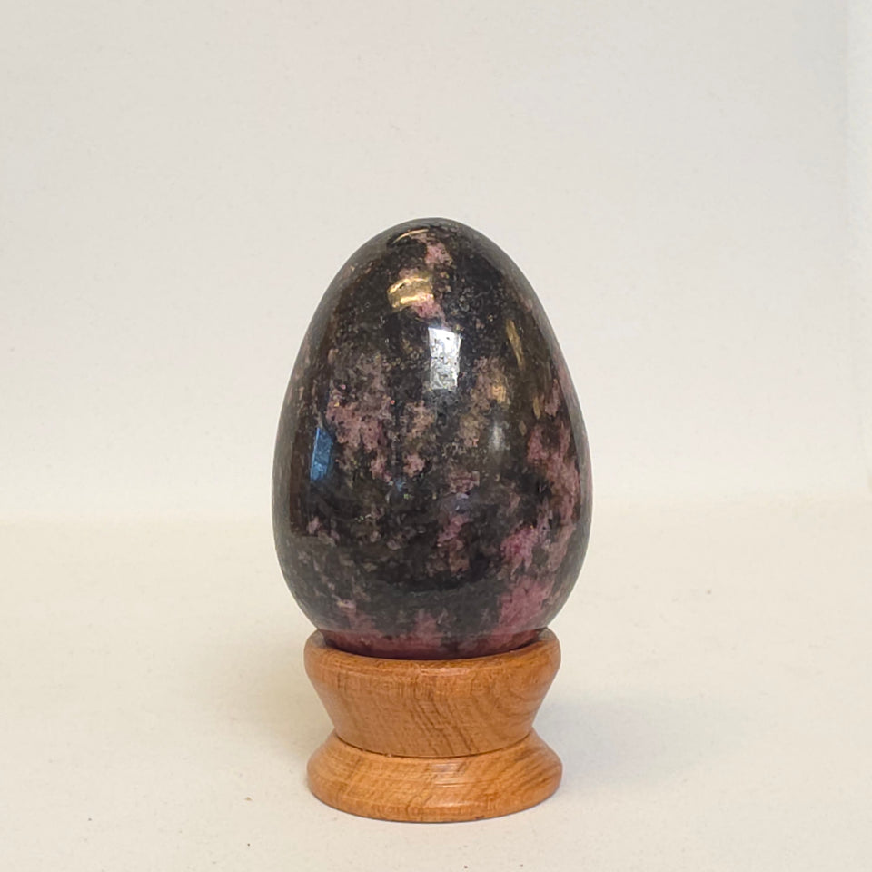 Rhodonite Egg | 0.44 lb