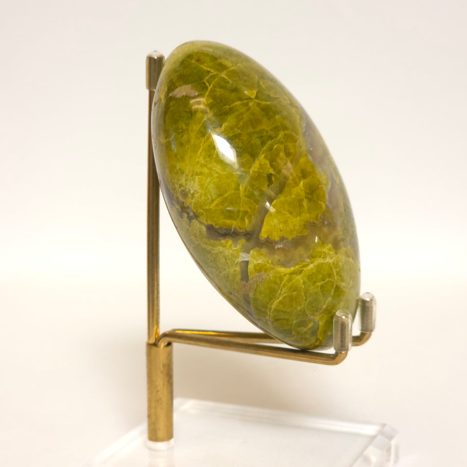 Green Opal Palm Stone | Olive Green