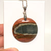 Polychrome Jasper Round Pendant Necklace