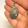 Labradorite Oval Pendant Necklace