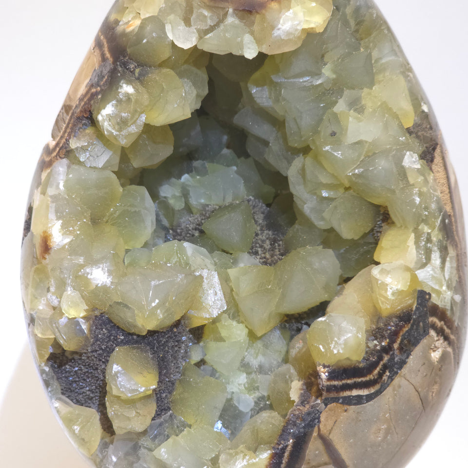 Wild Septarian Egg with Yellow Calcite | 3.875 lb