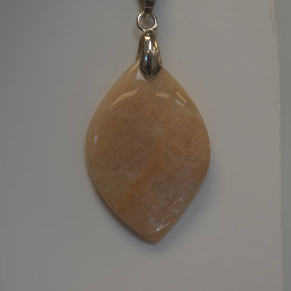 Peach Moonstone Necklace