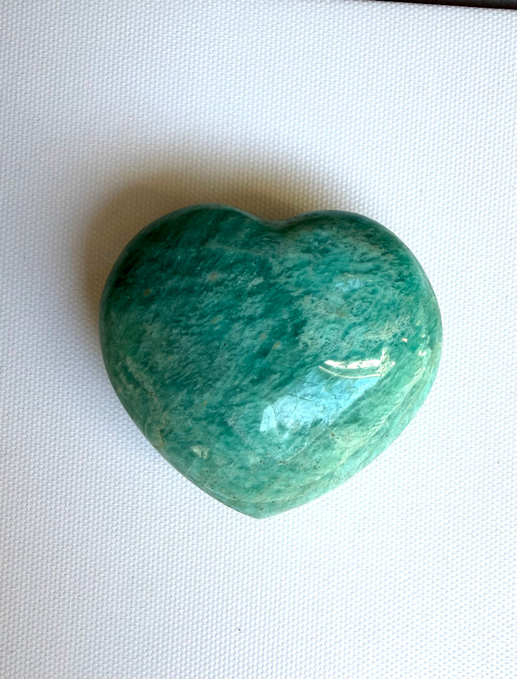 Amazonite Heart