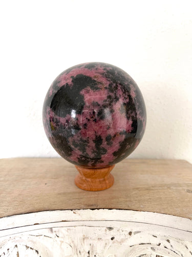 Rhodonite Sphere