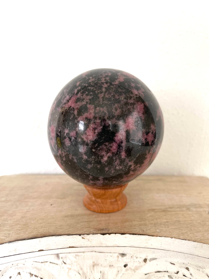 Rhodonite Sphere