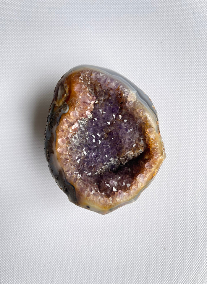 Raw Amethyst Geode - Iron Rich