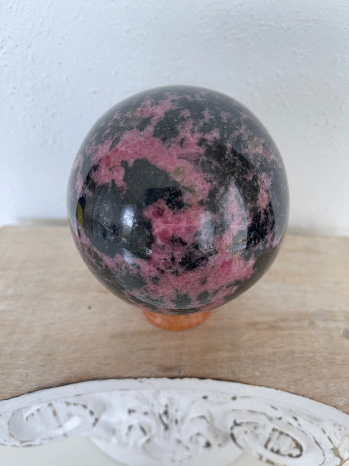 Rhodonite Sphere