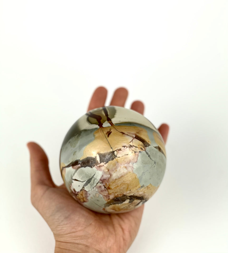 Jasper Sphere - Meeting of 2 Worlds