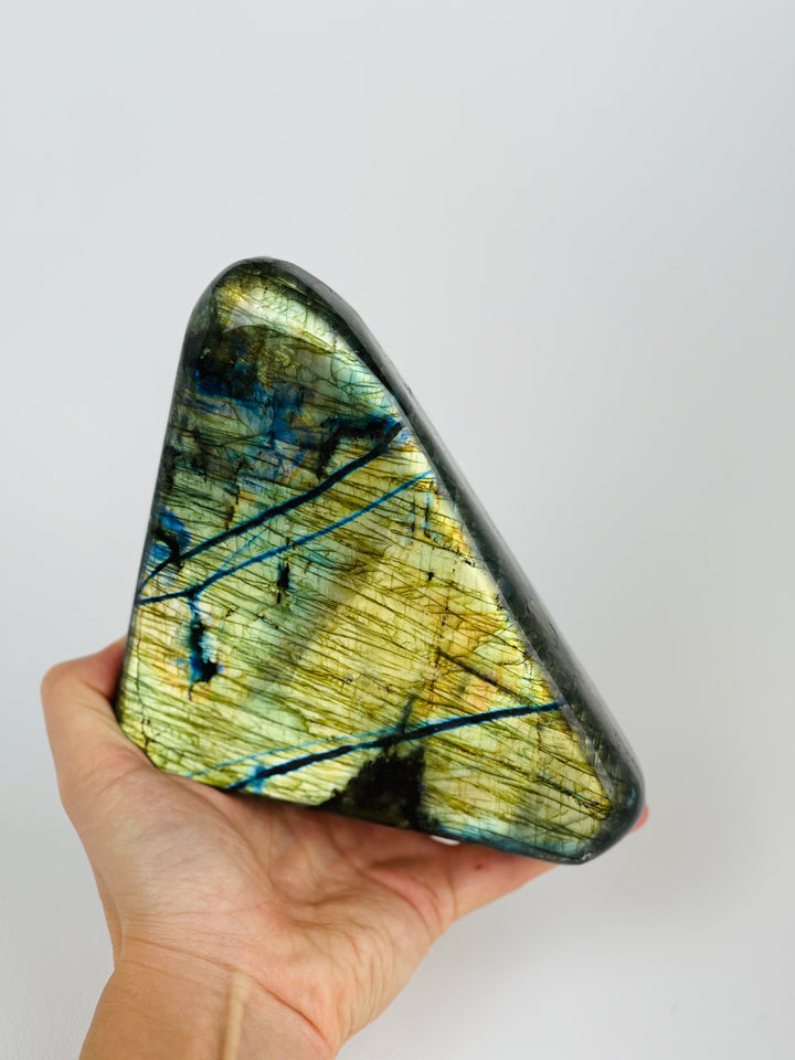 Labradorite - Yellow Vein