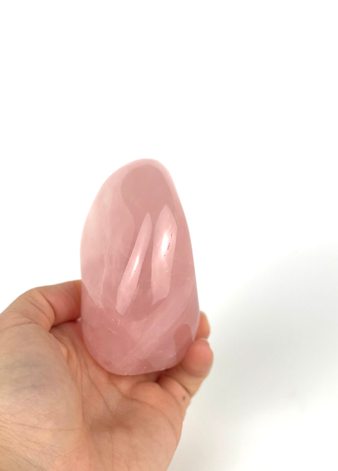 Rose Quartz - Bright + High Quality, Polished, Free Form
