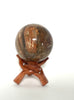 Petrified Wood Sphere - Nature Tones