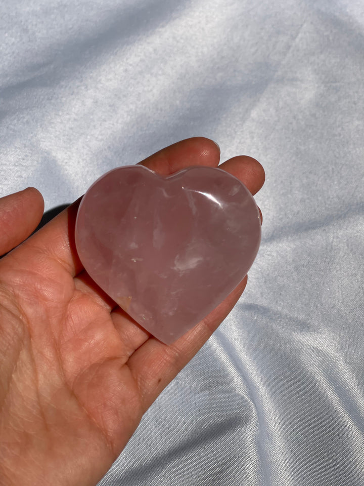 Rose Quartz Heart