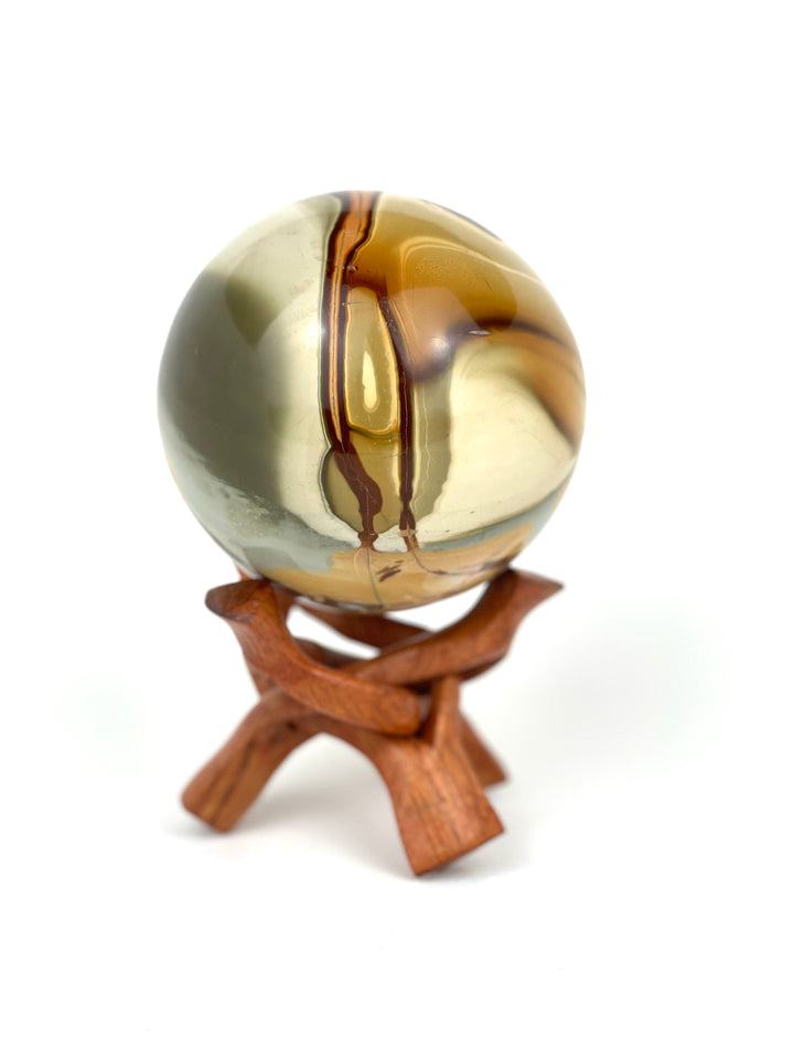 Jasper Sphere - Meeting of 2 Worlds
