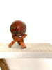 Petrified Wood Sphere - Fire Red