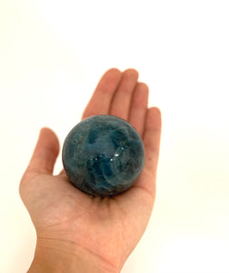 Blue Apatite Sphere - Small
