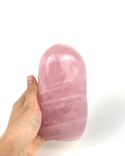 Rose Quartz - Large Free Form