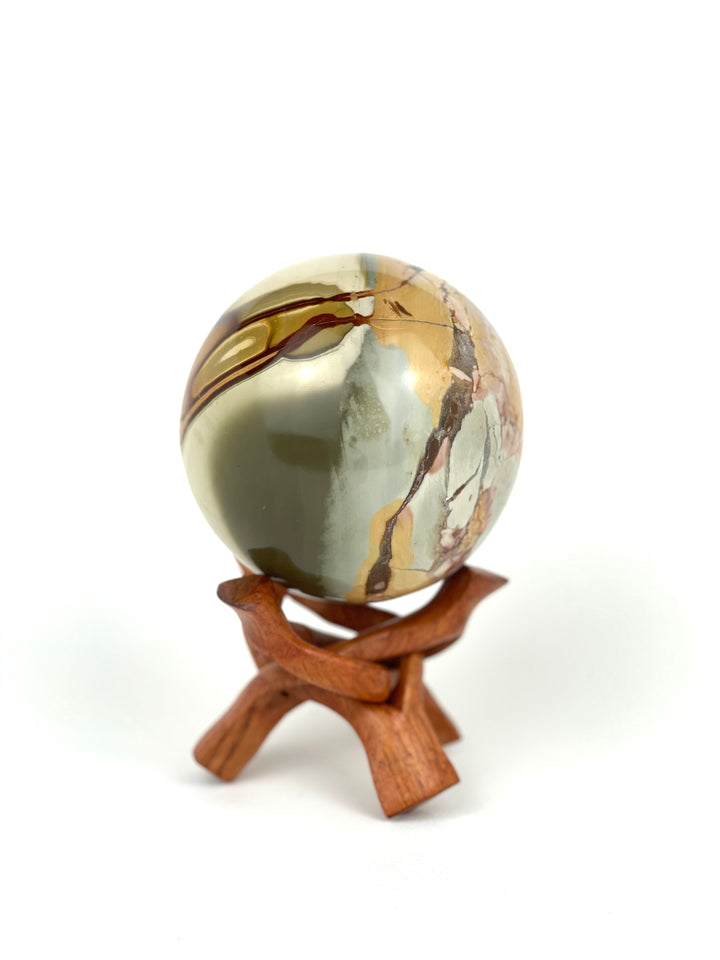 Jasper Sphere - Meeting of 2 Worlds