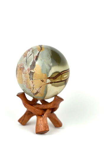 Jasper Sphere - Meeting of 2 Worlds