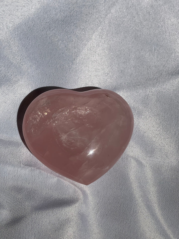 Rose Quartz Heart - Large