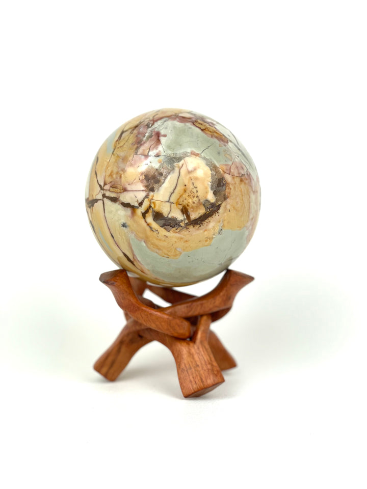 Jasper Sphere - Meeting of 2 Worlds