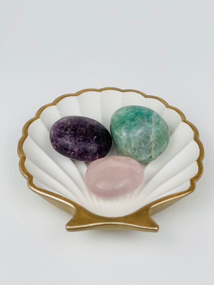 Sea Shell Plate - Gold