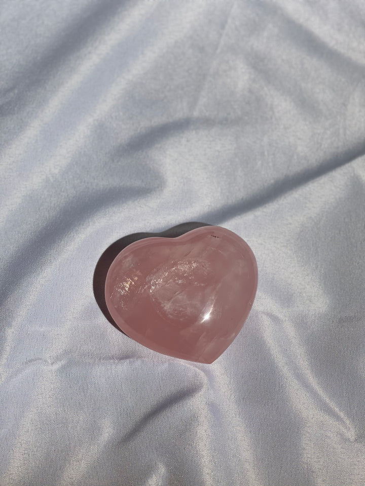 Rose Quartz Heart - Large