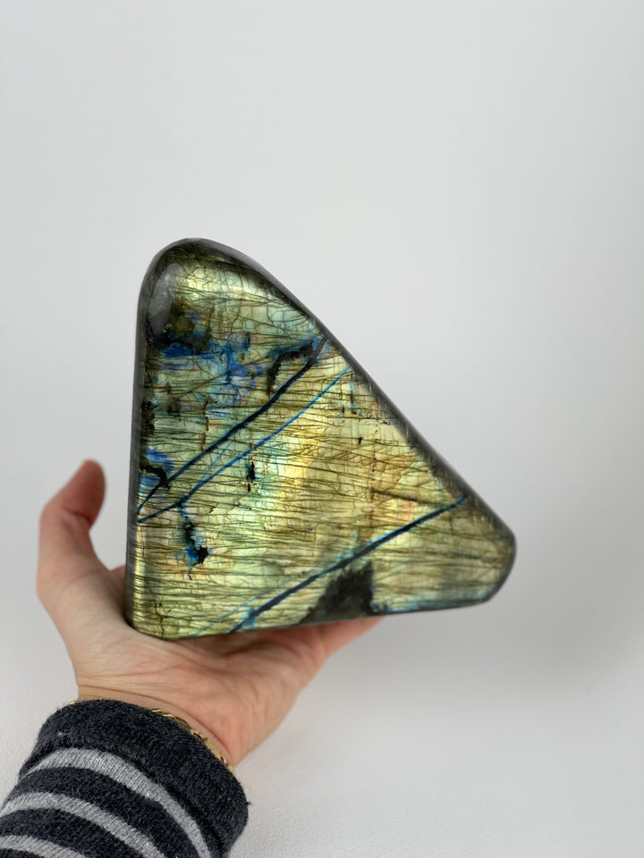Labradorite - Yellow Vein