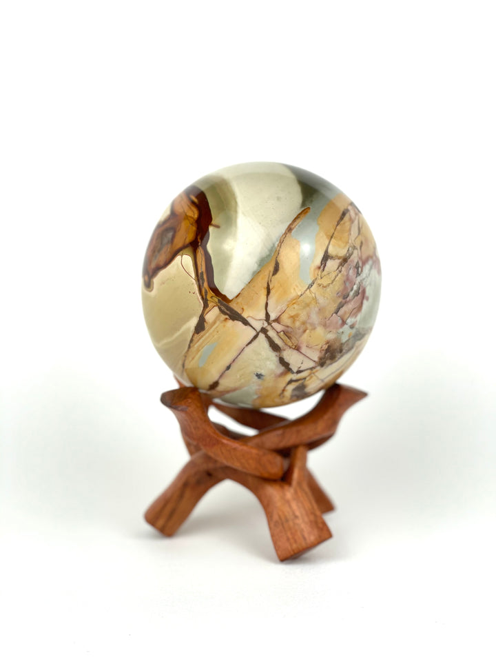 Jasper Sphere - Meeting of 2 Worlds